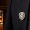 Broche Nål, Alsidig Dyreformet Broche med Galvaniseret Overflade, Løve Design Reversnål til Forretnings Daglig Brug