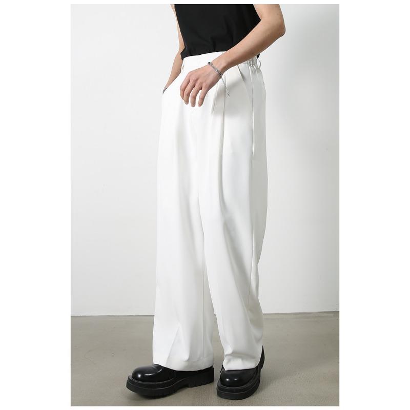 Long Trousers Versatile Men's Four Colors Suit Pants Men's Drape Suit Pants Straight Loose Wide-legged Pants Hundred Casual Pants Pants