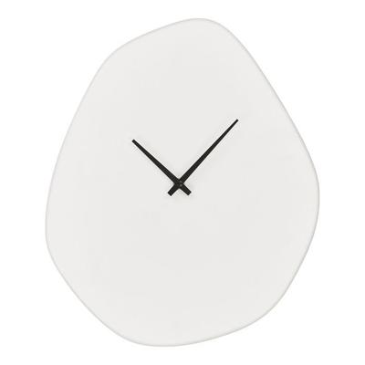 Organic Wall Clock Vienna Off-white Cement 28 X 33 Cm
