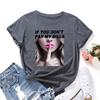 Women Men Cotton T Shirt Round Neck Short Sleeve Tee Fashion Black White Top Comfortable Soft T-Shirts