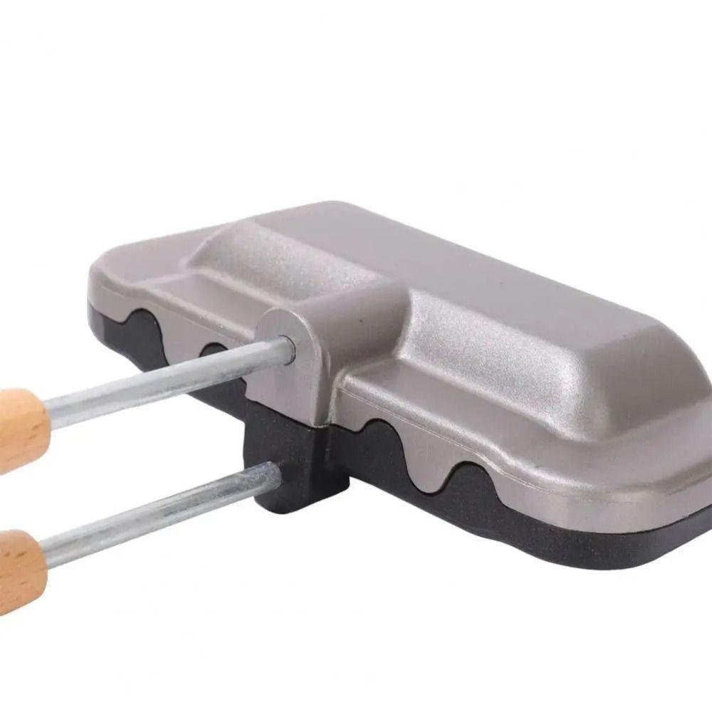 Long Handle Dual-Color Sandwich Grill Rectangular Sandwich Maker Sandwich Baking Pan  Kitchen Tool