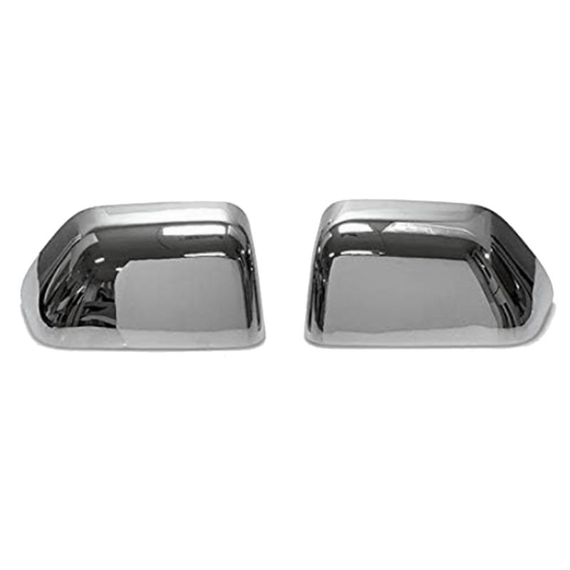 Car Side Mirror Cover For Ford F250 F350 F450 F550 2017- Upper Half Chrome Mirror Housing Car Parts Chrome