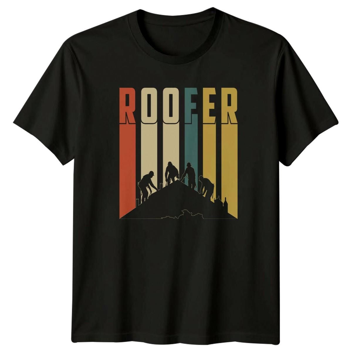 Roofer Vintage Funny Mens T-Shirt Roofing Gift For Him XXXL