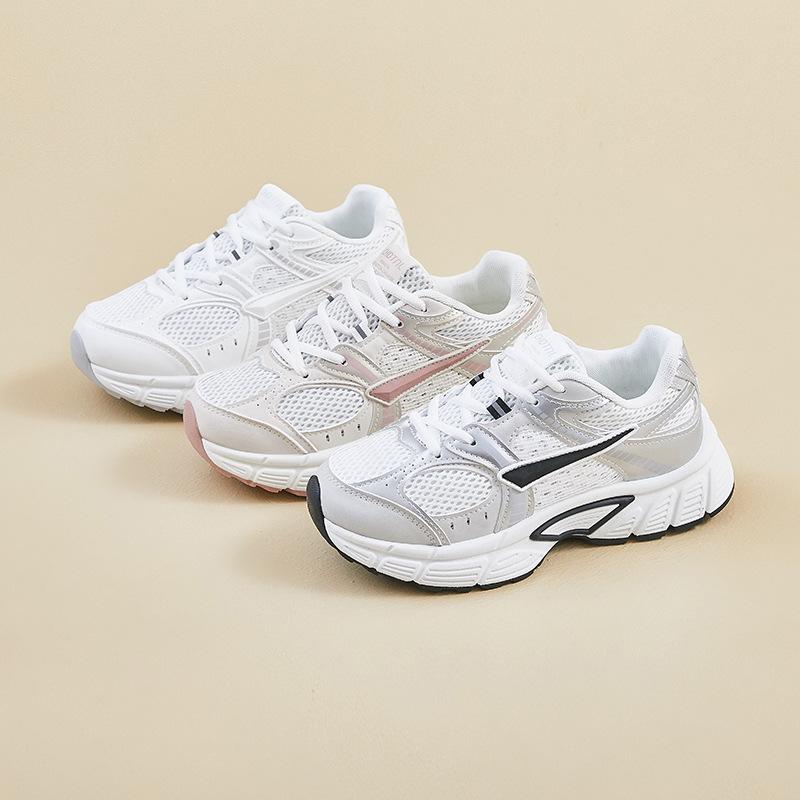 Damskie Codzienne Buty Dad Sneakers Wygodne Gruba Platforma Buty do Biegania Antypoślizgowe Sznurowane Oddychające Buty do Chodzenia dla Kobiet Treningowe Tenisowe Sneakersy