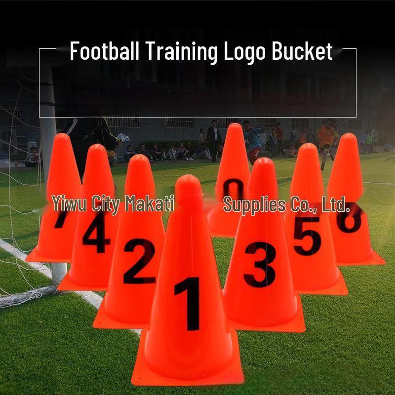 YTYIN Soccer Training Numbered Marker Cone Set CN plug (adapter included)