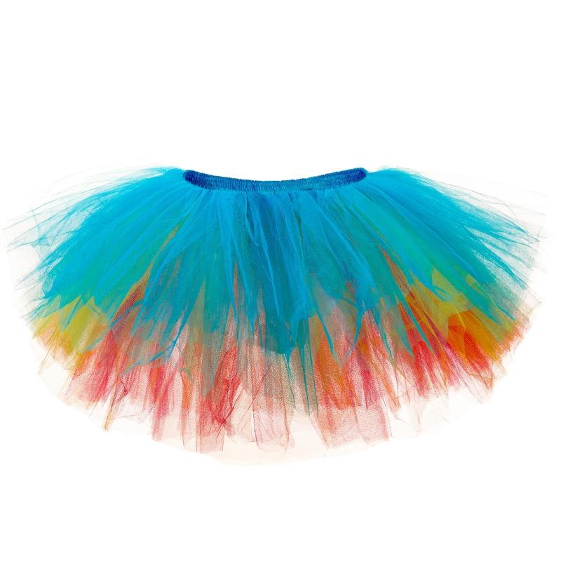 Tutu Running Skirt Mini Skirt 6-Layer Tulle Tulle Skirt Sexy Ballet Skirt Tiered Skirt Petticoat Fluffy Layered Tulle Tutu Skirt