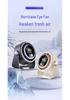 Desktop Mini Fan with 100-Speed Digital Display, USB Charging, and Turbine Air Circulation for Office Use