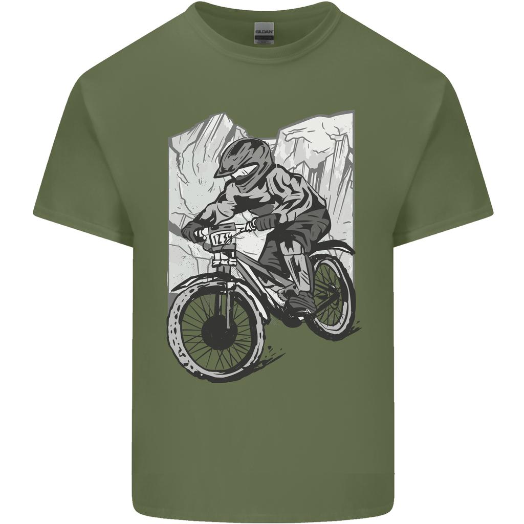 Downhill Mountain Biking DH Bike Cycling Unisexs Light Cotton TShirt