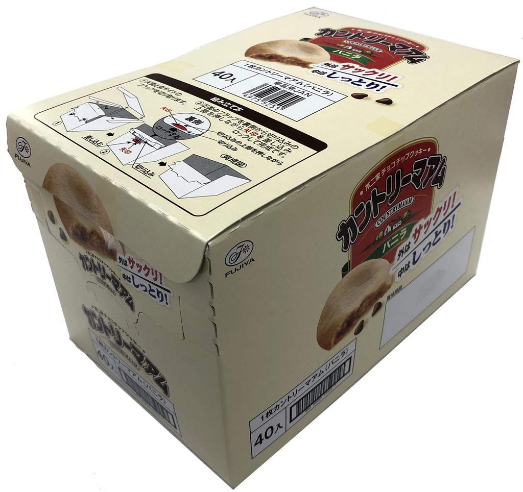 Fujiya Country 1 piece x 40 pieces Ma'am (vanilla)