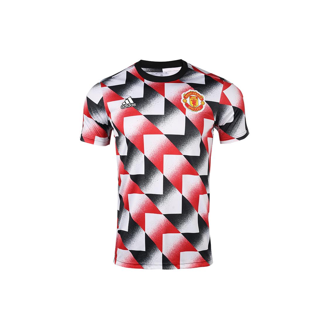 

Adidas Manchester United Soccer Jerseys Men s White Red Black Moderate Straight Fit H56682 S