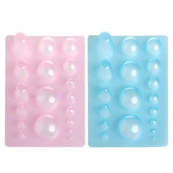 

13x20cm DIY Мини пластиковая бумага Квиллинг Плесень Половина Шар Купола 3D Ремесленный инструмент