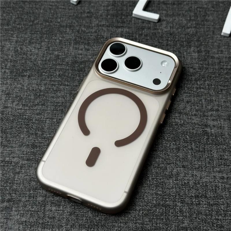 Applicable to iphone18ProMax mobile phone case matte original color ultra-thin magnetic suction Apple 17 protective case PC hard case