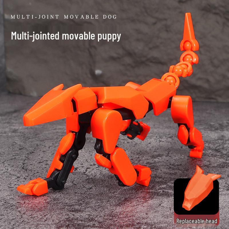Lucky 13-Joint Action Figure: Trendy 3D Decompression Toy & Ornament.