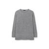 Fine Wool T shirT Silver Niju