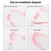 Children's Silicone Glasses Legs Glasses Arm Anti-Slip Snap-on Eyeglasses Arm Replacement Multiple Color Silicone Glasses Legs