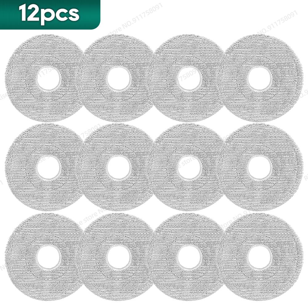 Compatible for Mova E40 Ultra Accessories Main Brush Filter Dust Bag Mop Cloth Replacement Parts Kit