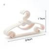 New 5 PCS Portable Clothes Hanger Kids Toddler Baby Coat Storage Plastic Hangers Hook Household Clothing Organizer Home Supplies