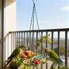 Hanging Wild Bird Feeder & Waterer - 4-Compartment Heart-Shaped Outdoor Bird Feeder For Garden & Patio