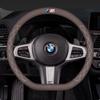 For BMW Car Steering Wheel Cover M X1 X3 X5 X6 G20 G30 E39 E46 E87 E90 E92 F10 F15 F30 Suede Suede Leather Accessories /Stickers rvbf26