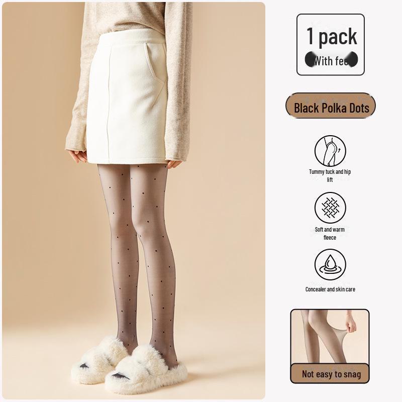 Dwuarstwowe rajstopy z wysokim stanem wyszczuplające nogi - 24 style na jesień/zimę