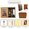 HOOLOOG Wolf Mother & Cub Wooden Jigsaw Puzzle: Irregular Interlocking Toy & Decorative Painting, Educational Gift & Money Box Combo