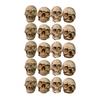 Resin Skull Decoration Halloween Mini Skull Figurine Set for Table Decor Haunted House Props Micro Landscape Resin for Dollhouse