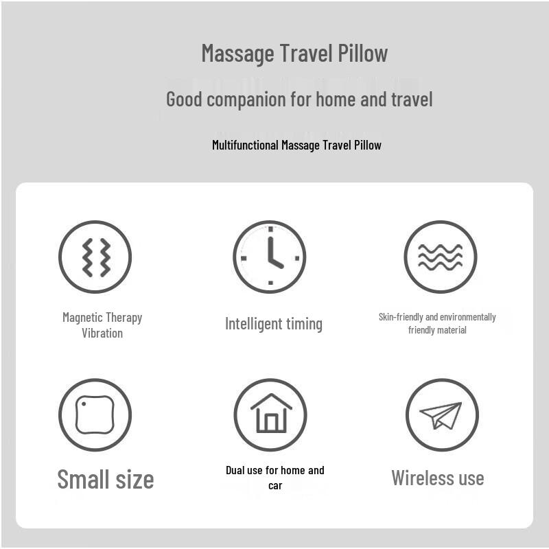 Jiancheng Decompression Massage Pillow M7 CN Plug (adapter Included)