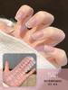 20 Pcs Halloween Christmas UV Semi Cured Gel Nail Stickers Self Adhesive Long Lasting Popular Nail Art Wraps