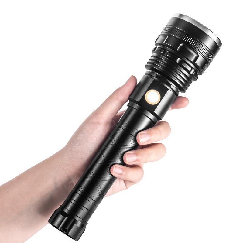 50W High Power CREE XHP-70 Outdoor Professional Hunting LED Flashlight 26650 Lithium Battery