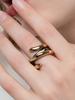Moi Studio Combination Gold Black Layered Ring_01