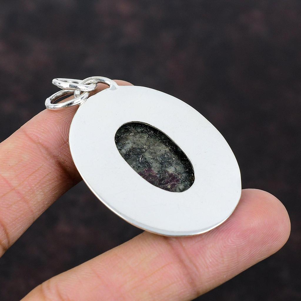 Eudialyt Hänge Toppkvalitet Ädelsten Smycken 925 Sterling Silver Hänge Handgjorda Smycken Etniskt Hänge Vackra Smycken Gåva Till Vän