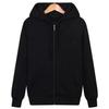 Felpe con cappuccio e giacche unisex in velluto taglie forti con zip per autunno/inverno