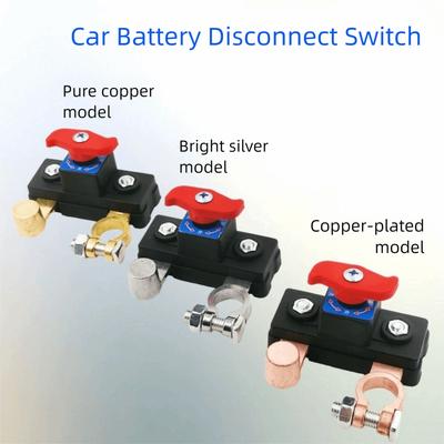 12V/24V Car Battery Disconnect Switch Automatic Manual Power Cut Off Switch Universal Negative Terminal Circuit Breaker