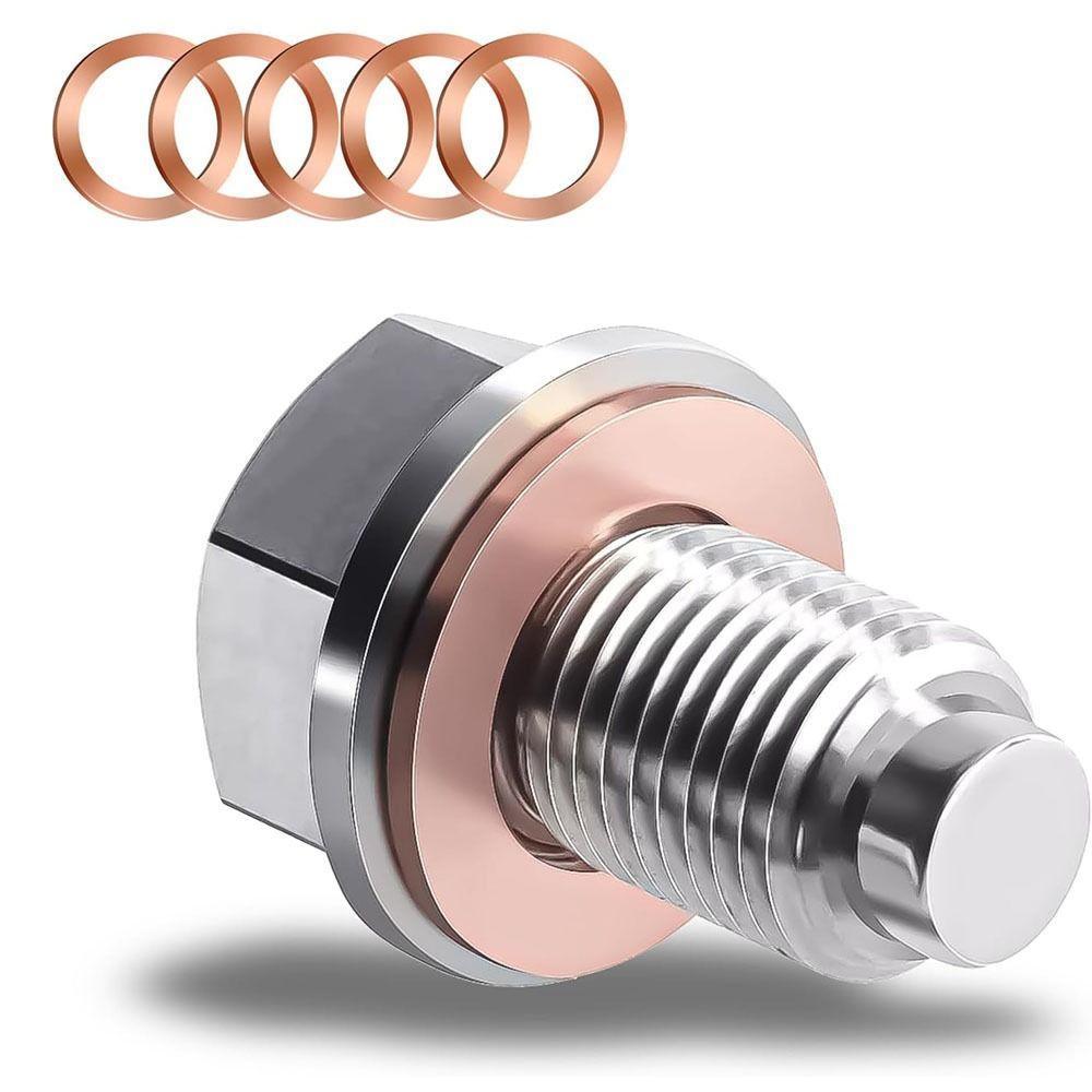 M12 M14 M16 M18 M20 Magnetic Oil Pan Plug Sump Drain Nut Bolt Automotive Maintenance