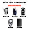 ABS Carbon Style Car Key Case Cover Fob Keychain for BMW 7 Series X7 I7 IX 740LI Alcantara Remote Protection Shell Skin Holder