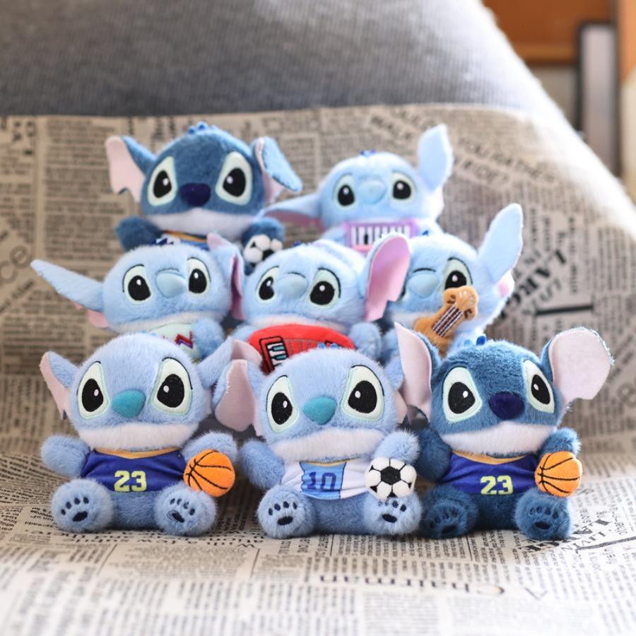 Süß und Niedlich Sport Stitch Anhänger Plüschtier Puppe Rock Stitch Tasche Anhänger Schlüsselanhänger Puppe