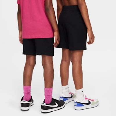 Kids' Nike Knitted Sweatpants Sportswear Club Black/White Teenagers