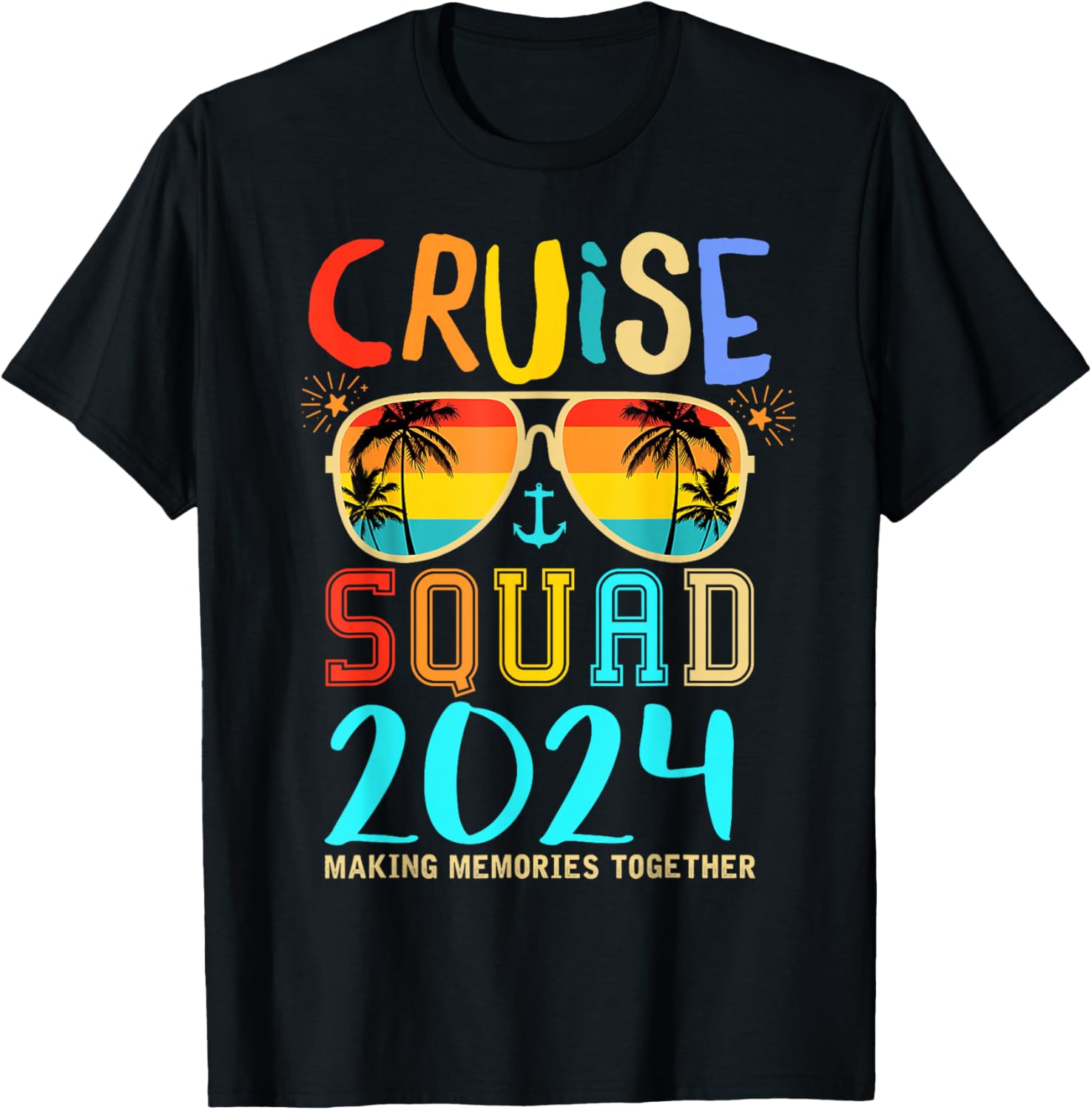 squad crew cruise 2024 summer vacation matching family group T-Shirt S