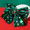 New Christmas Butterfly Knot Hair Clip Snowflake Sequins Velvet Hairpin Hair Spring Clip Party Clothing Accessories Styling Tool