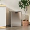 Dual Kitchen Bin with Soft-Close Butterfly Lid, 2 X 28L Stainless Steel Pedal Bin with Removable Inner Buckets