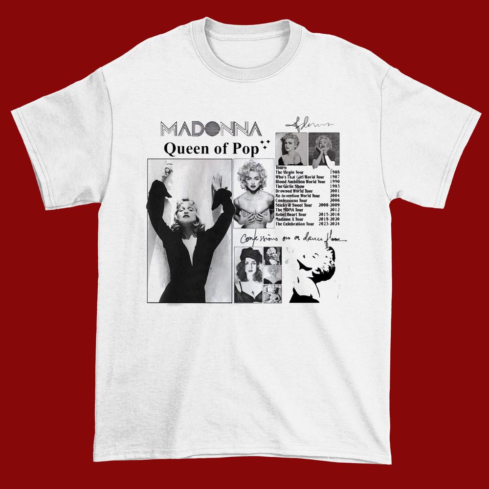 Retro Madonna Shirt 80s Style Shirt Madonna Queen of Pop Shirt A333