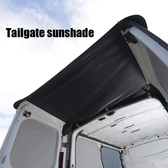 RV Tailgate Sunshade Waterproof Oxford Cloth Foldable UV Protection Sun Blocking Guard Shield Outdoor