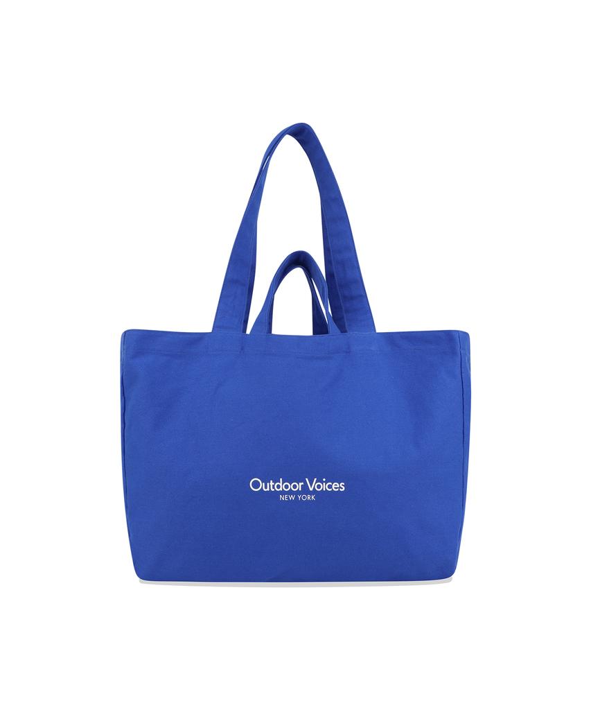 Outdoor Voices Signature Canvas Shoulder Bag (Ov Blue)