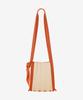 Pleatsmama New Crossbody Bag Cream Orange