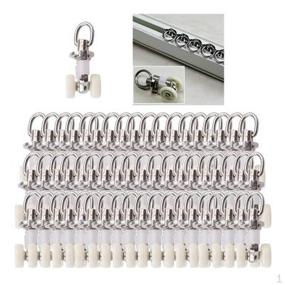 Curtain Track Rollers - Set of 40