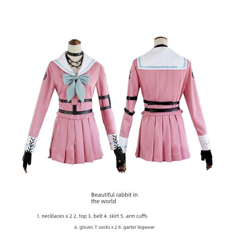 Danganronpa V3 Chazoku Rotor Cosplay Costume Harukawa Maji Ouma Kokichi Cosplay Costume Full Character Outfits