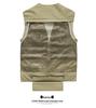 Gilet de pêche en maille à poches multiples à séchage rapide pour homme - Veste décontractée d'extérieur Printemps & Automne