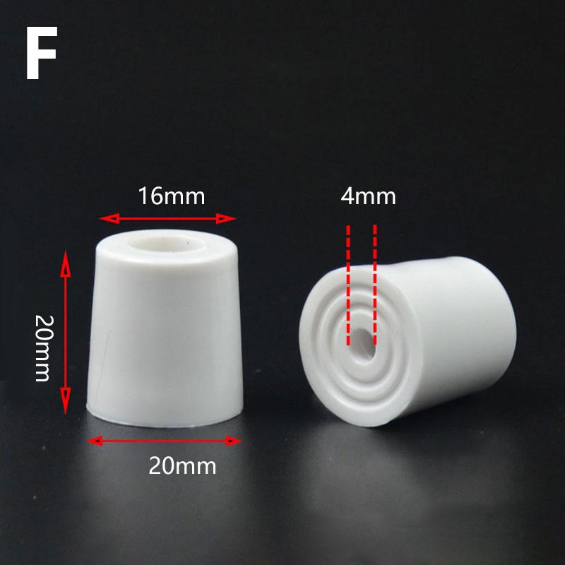 10Pcs Anti Slip Furniture Legs Feet Pads for Cabinet Bed Table White Conical Rubber Shock Pad Floor Protector Furniture Parts
