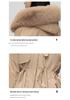 Women's Mid-Length Parka with Large Fur Collar, 2026 Edition - One Coat, Three Styles with Removable Liner and Thickened Cotton