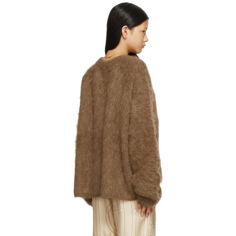 Longmei Women's Loose Knit Sweater - 2026 Autumn/Winter New Arrival, Round Neck, Long Sleeve, Casual Style
